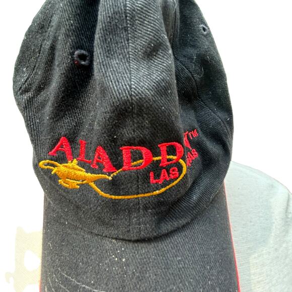 Aladdin Las Vegas Baseball Cap Hat Black Embroidered  Adjustable - Picture 1 of 8